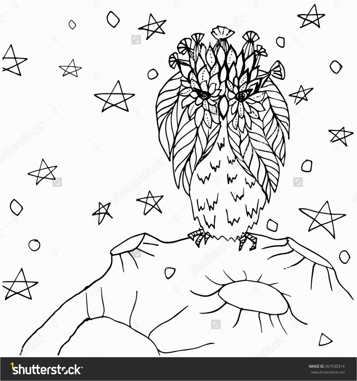 Stars In the Sky Coloring Pages Starry Sky Coloring Download Starry Sky Coloring