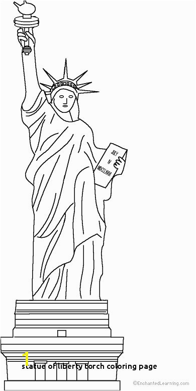 Statue Liberty Coloring Pages to Print Statue Liberty Coloring