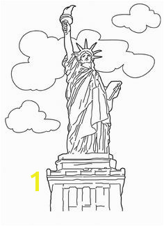 Free Statue of Liberty Coloring Pages Liberty Kids Liberty Print Craft Free