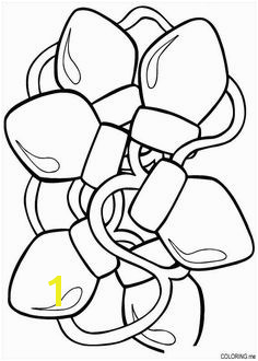 Christmas Lights Coloring Page Coloring Pages For Kids Christmas Colouring Pages Kids Coloring