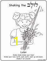 Shirlala Blog Archive Lulav Printable Coloring Page Sukkot Pinterest