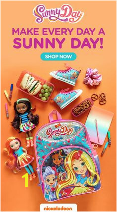 Sunny Day on Nick Jr Getting ready for back to school Sunny Day school supplies and more are now available