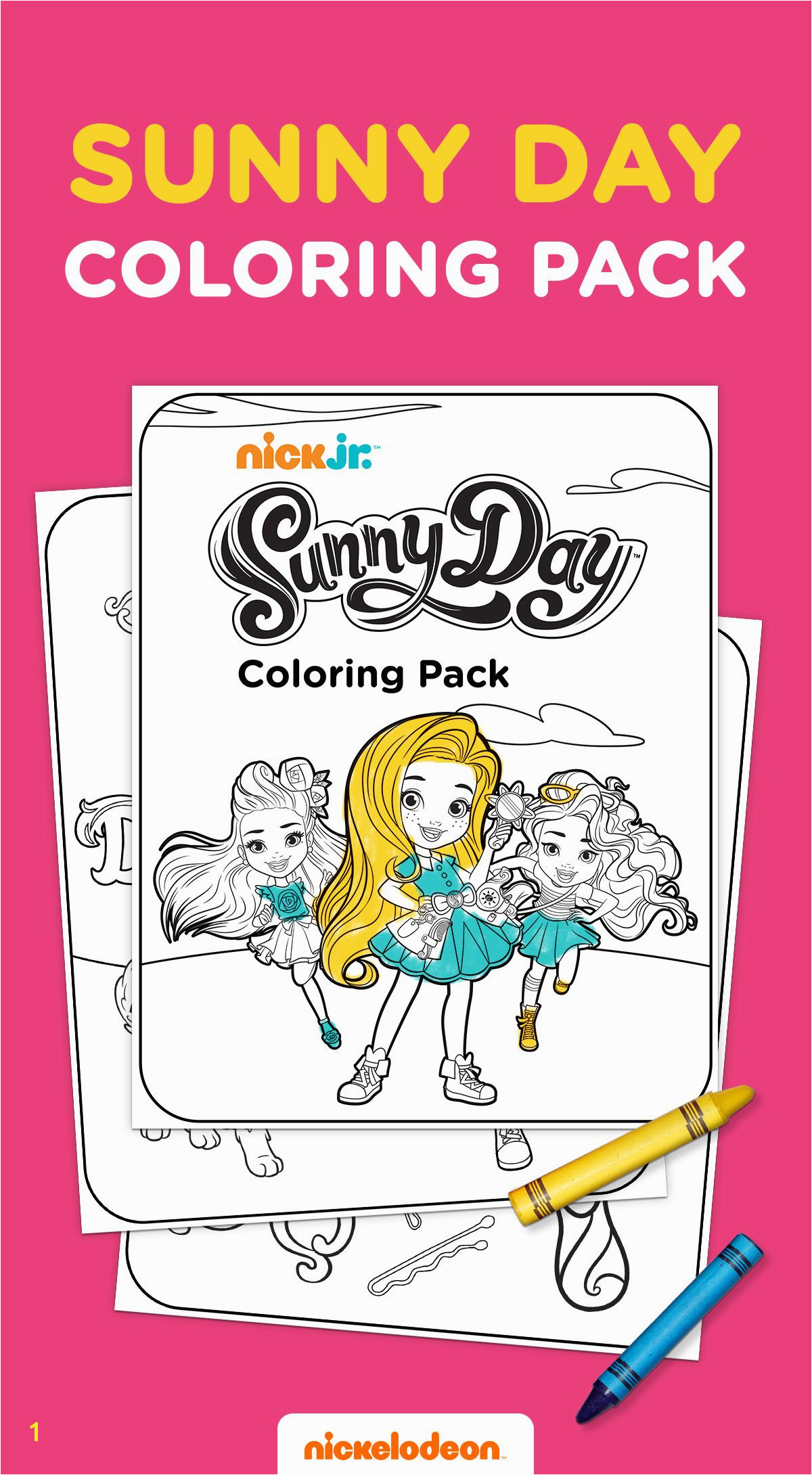Sunny Day Nick Jr Coloring Pages Sunny Day Coloring Pack Printables Play & Learning