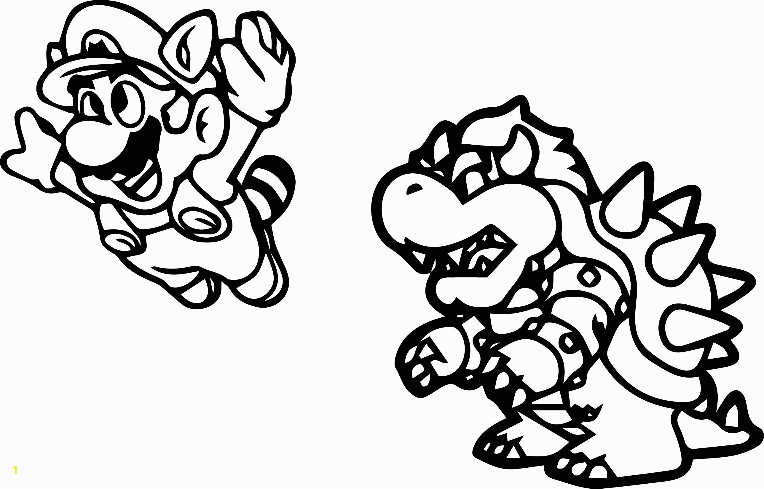 awesome Coloring page Mario Bros and Luigi Nintendo 4771