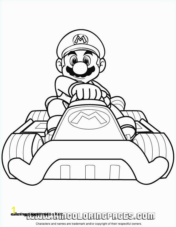 Super Mario Kart Coloring Pages Coloriage Super Mario Kart Mario Coloring Pages Mario Kart Coloring