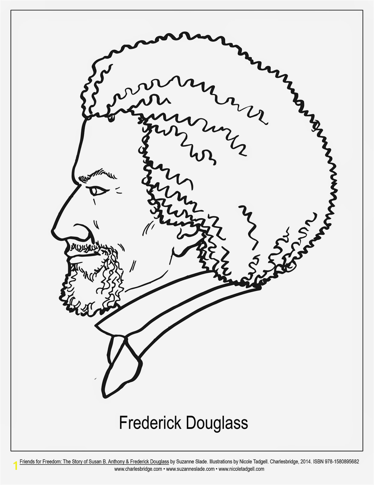 Nicole Tadgell Ilration Coloring Pages For Friends Freedom Susan B Anthony