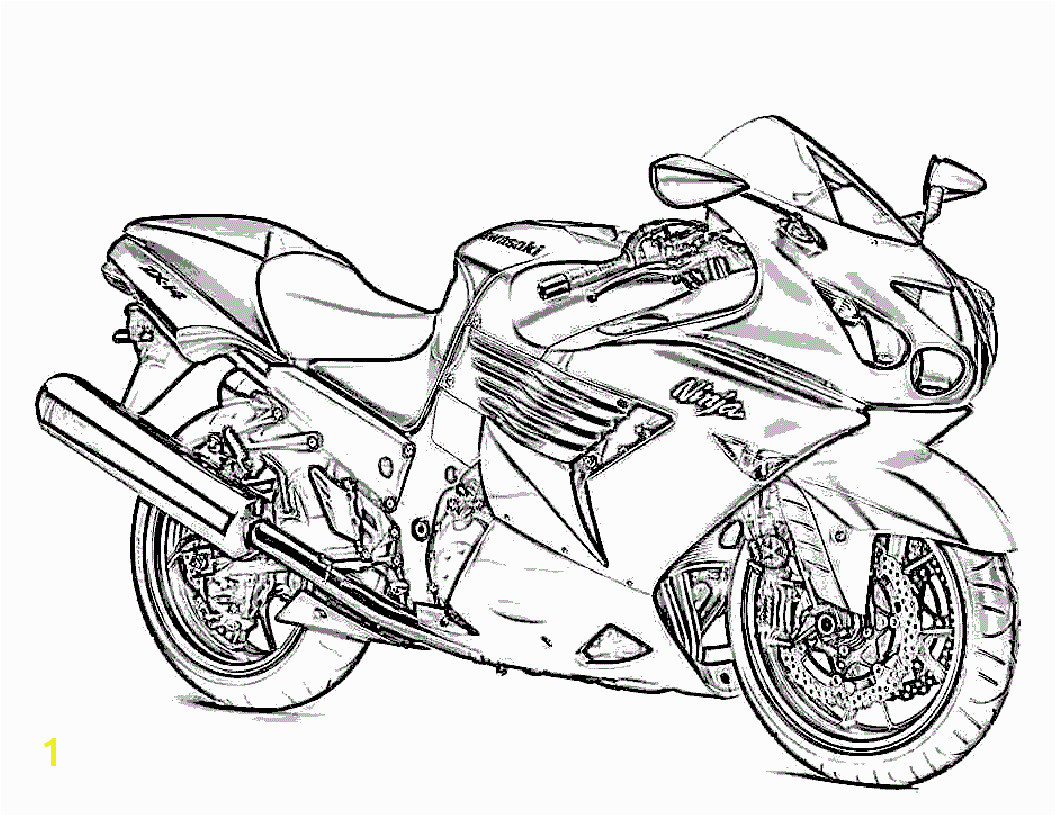 Motorcycle Coloring Pages To Print