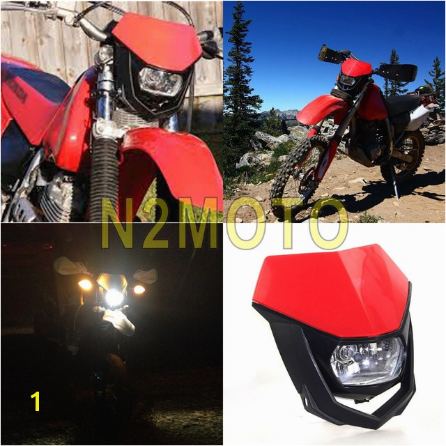 Suzuki Dirt Bike Coloring Pages Red Dirt Bike Headlight Motocross Motorcycle Headlamp for Honda