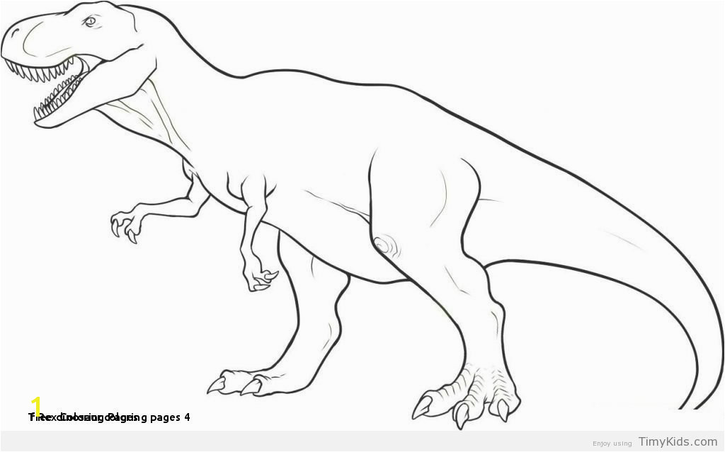 T Rex Coloring Pages Free Dinosaur Coloring Pages 4 T Rex Skeleton Coloring Page Az
