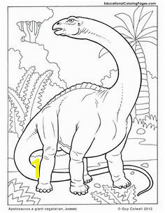 Apatosaurus coloring pages dinosaurs coloring pages jurassic coloring