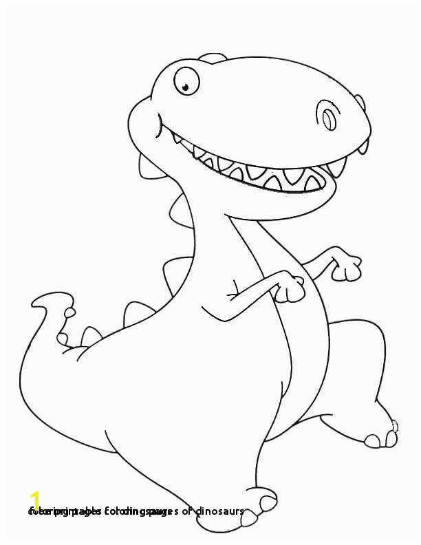 25 Coloring Pages for Dinosaurs