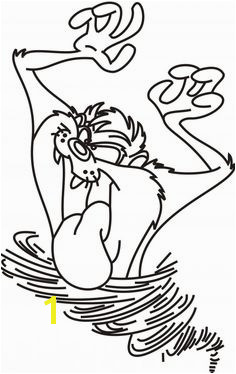 christmas tazmanian devil coloring pages