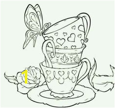 Coloring Book Pages Printable Coloring Pages Coloring Sheets Tea Cup Drawing Tea
