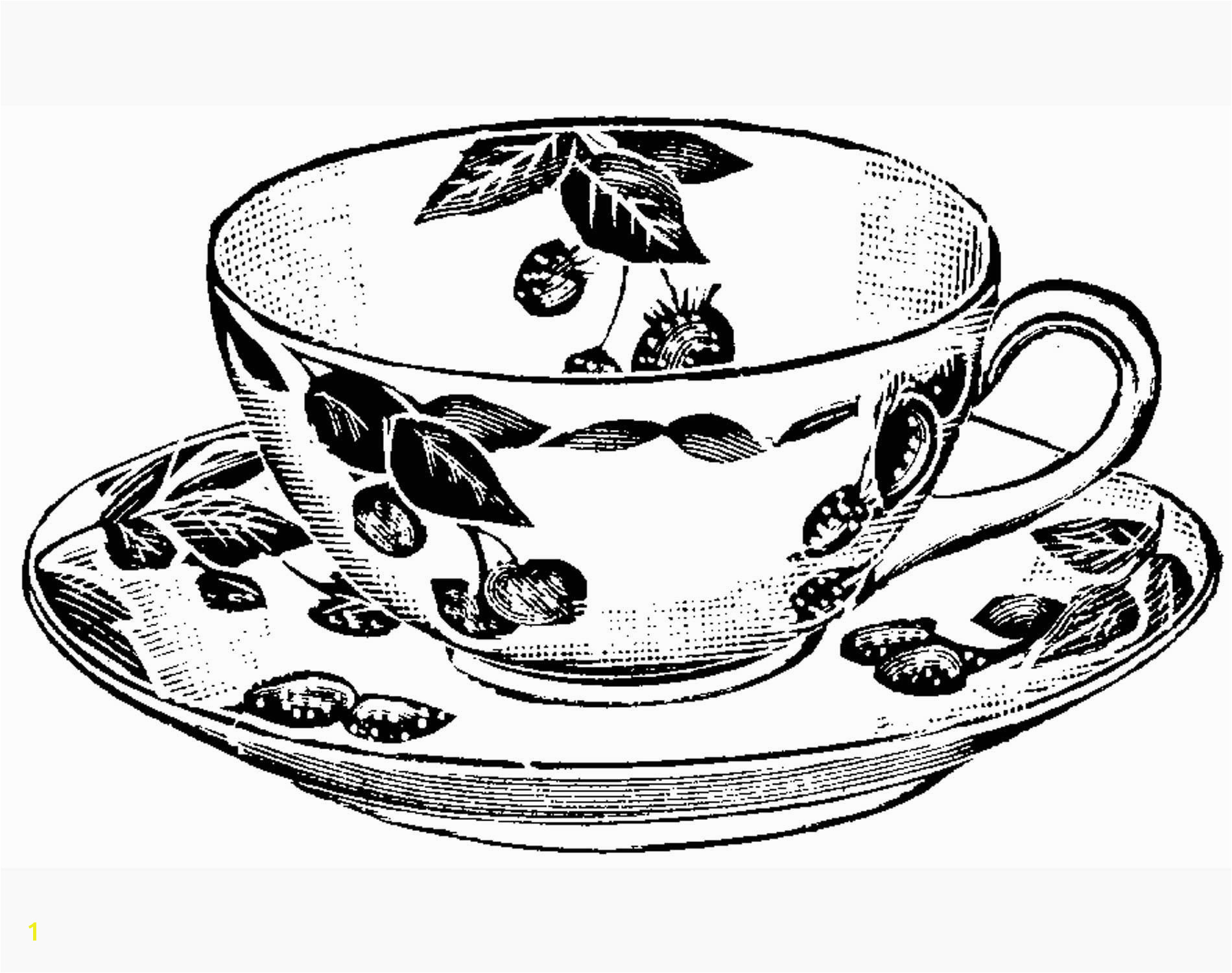 Teacup Print Craft Create Pinterest Tea Cup Teas And Embroidery Lovely Teapot Coloring Page