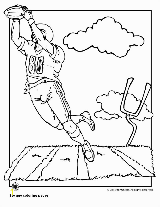 Fly Guy Coloring Pages Football Coloring Pages Football Field Coloring Page – Classroom Jr