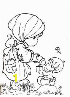 Baby Precious Moments Coloring Pages