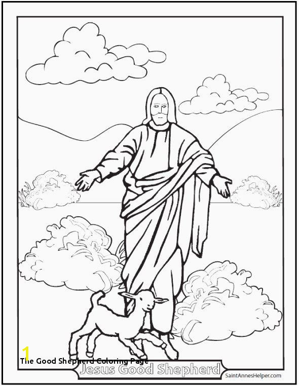 Jesus the Good Shepherd Coloring Pages Unique the Good Shepherd Coloring Page 50 Brilliant Jesus Lamb