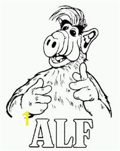 Alf Coloring Page