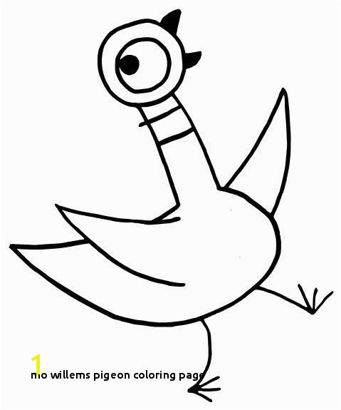Mo Willems Pigeon Coloring Page Happy Birthday Color Page