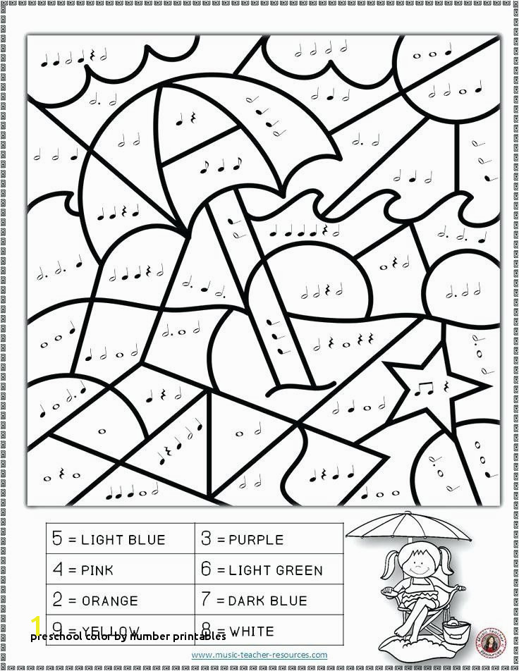 The Word Summer Coloring Page Preschool Color by Number Printables 20 New Teacher Coloring Pages