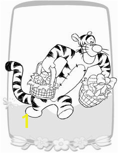 Tigger coloring page easter Cartoon Coloring Pages line Coloring Pages Printable Coloring Pages