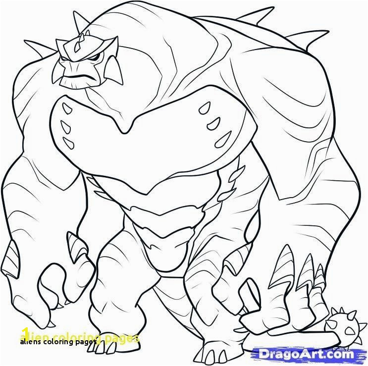 30 Aliens Coloring Pages