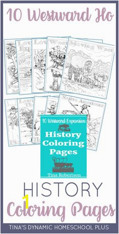 10 Westward Expansion History Coloring Pages