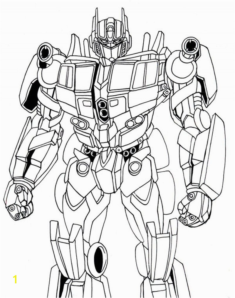 Optimus Prime Coloring Pages for Kids Enjoy Coloring