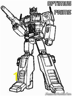 coloring pages of optimus prime