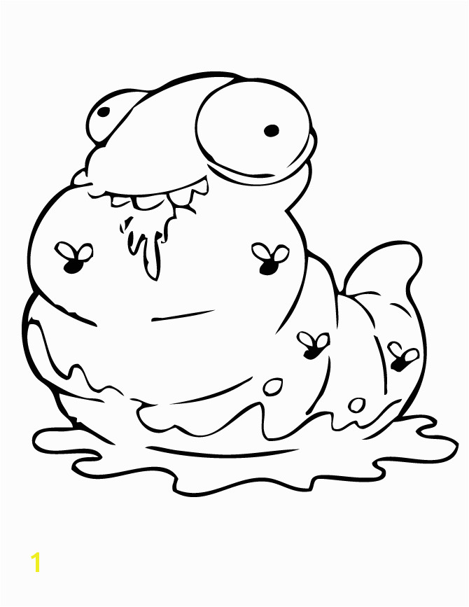 Trash Pack Mucky Maggot Coloring Page
