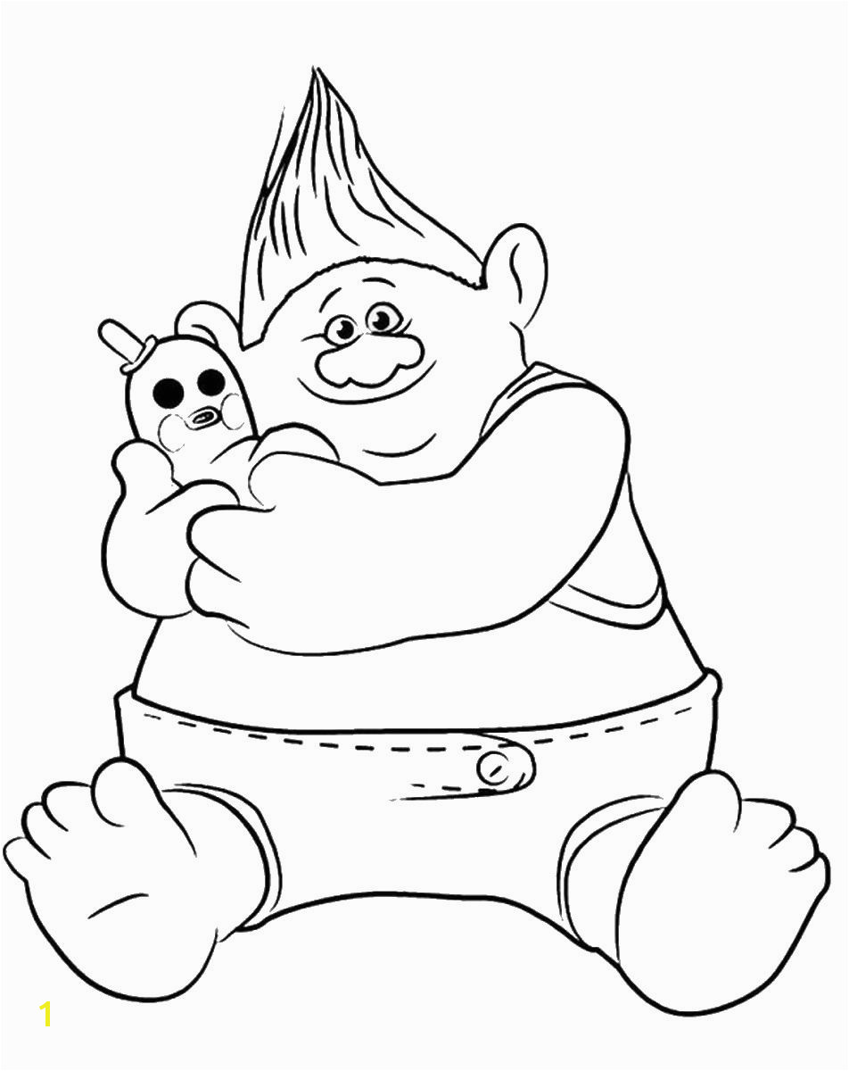 Trolls Smidge Coloring Page Free Troll Colouring Pages Trolls and Fairies