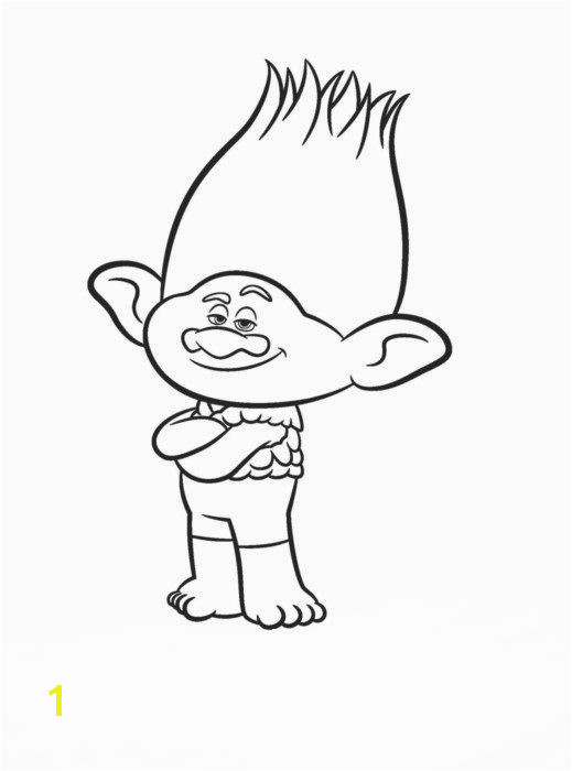 Trolls Coloring pages to and print for free