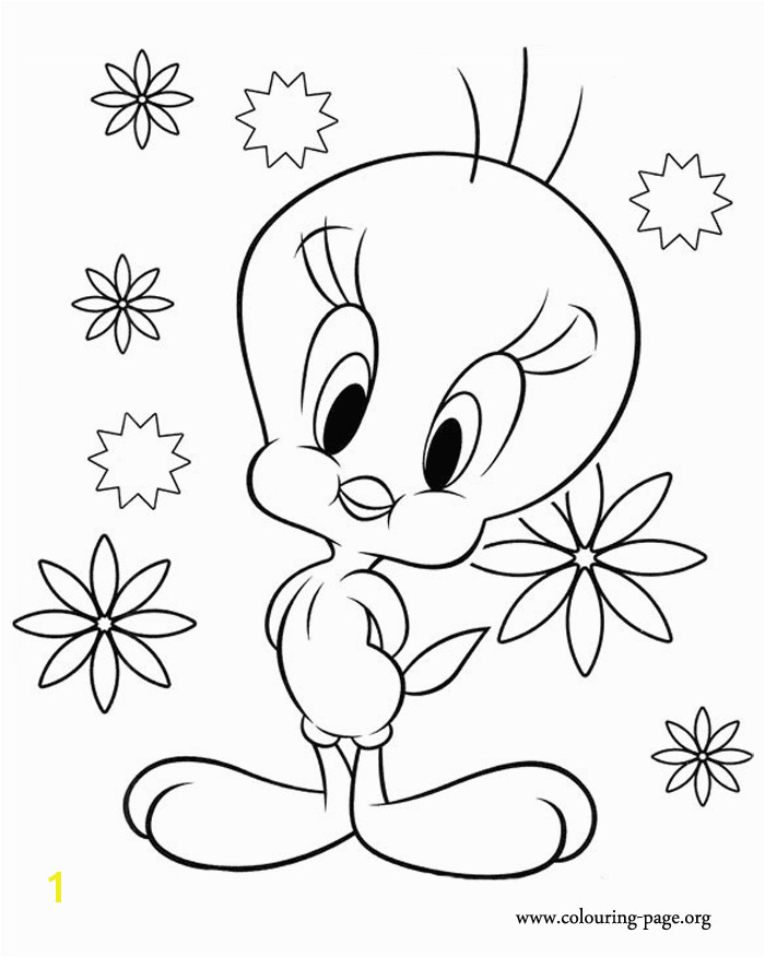 free tweety bird coloring pagesprintable tweety bird coloring page