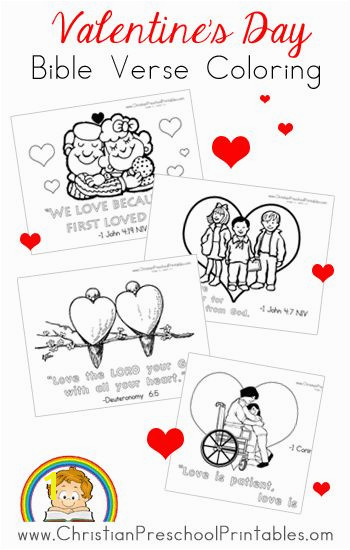 Valentine Coloring Pages for Sunday School Christian Valentine S Day Coloring Pages
