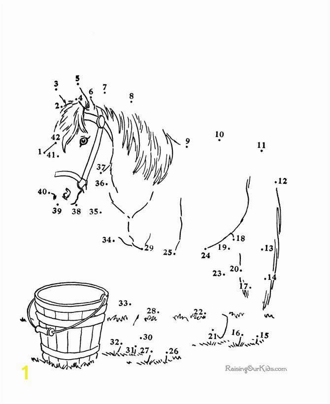 Free Dot to dot coloring pages for child Vorschule Zahlenspiele Mathe Selbermachen