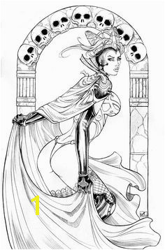 Evilqueen lines Coloring Book PagesColoring