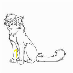 cute warrior Cat Coloring Page Coloring Pages For Kids Warrior Cats Series Deli