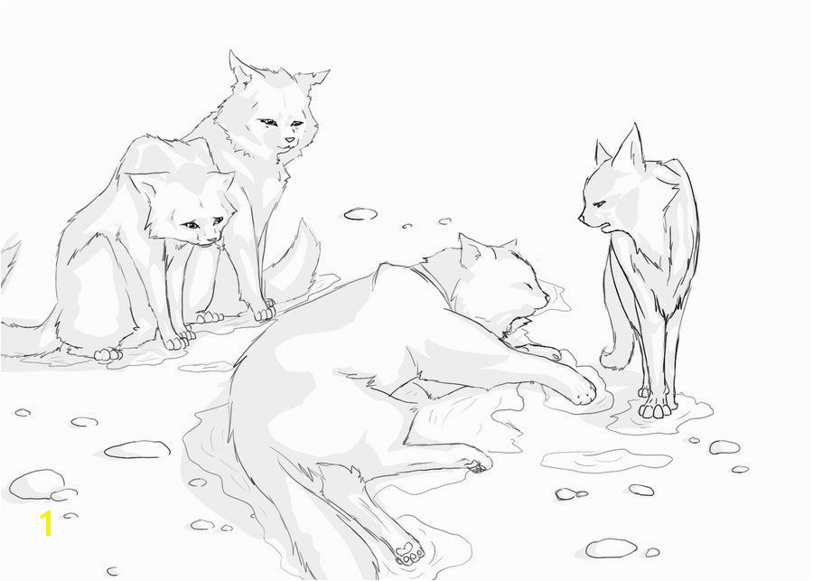 Bluestars line art Warrior Names Cat Coloring Page Coloring Pages Warrior Cats