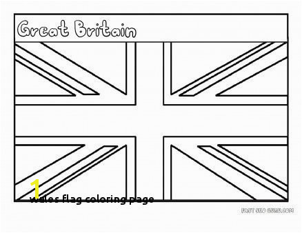 Wales Flag Coloring Page Free Printable Flag Great Britain Coloring Page for Kids