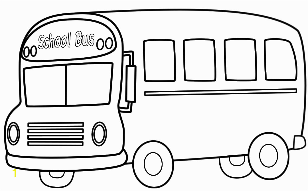 bus coloring pages