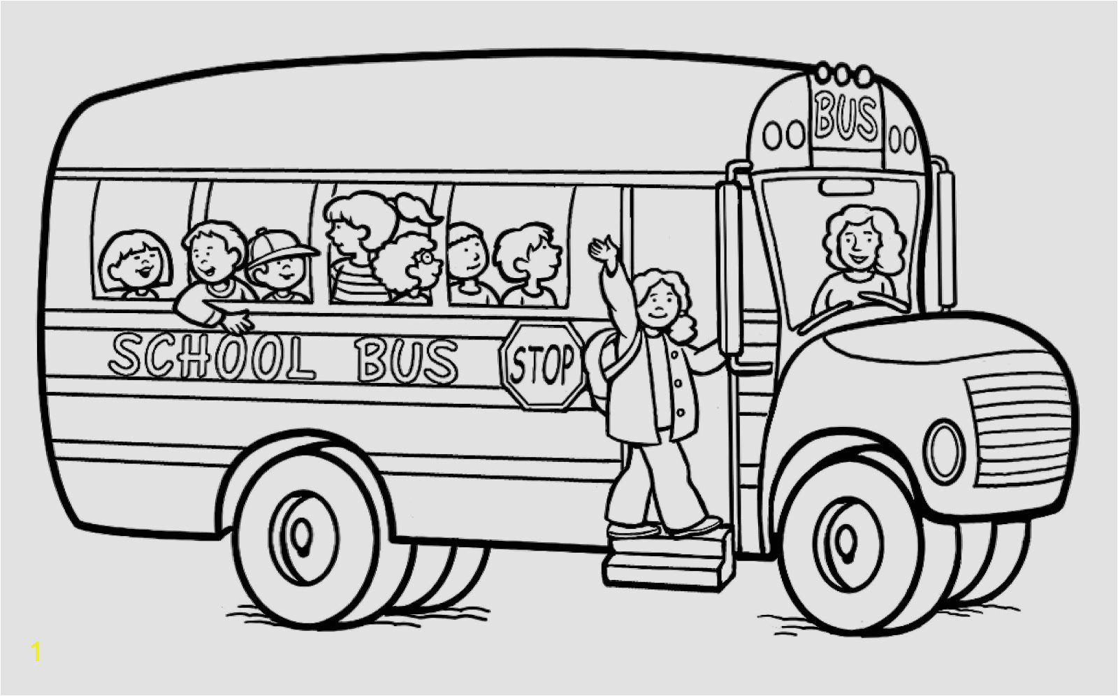 School Bus Coloring Pages To Print Free Books Best Page