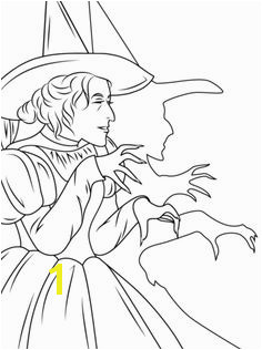 Wicked Witch Of the West Coloring Pages 595 Best Coloring Witches Images In 2018