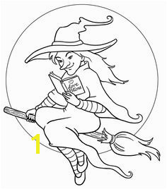 dulemba Coloring Page Tuesday Reading Witch