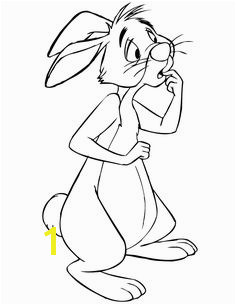 Winnie The Pooh Rabbit Coloring Page