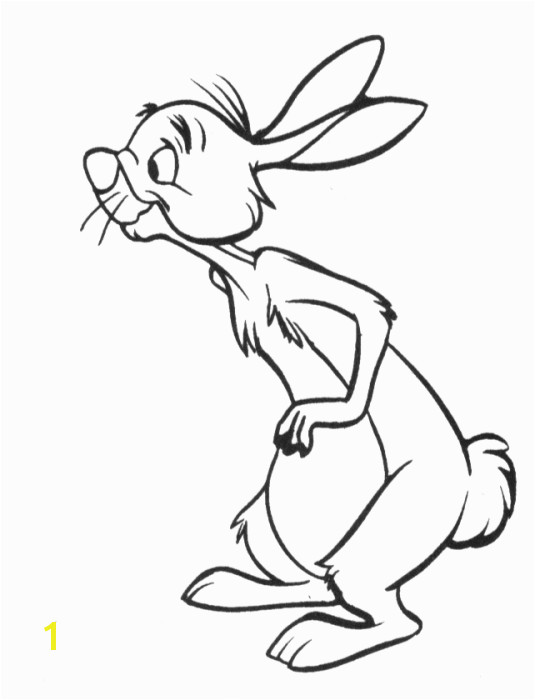 Coloring Pages For Kids Rabbit Winnie The Pooh Cartoon