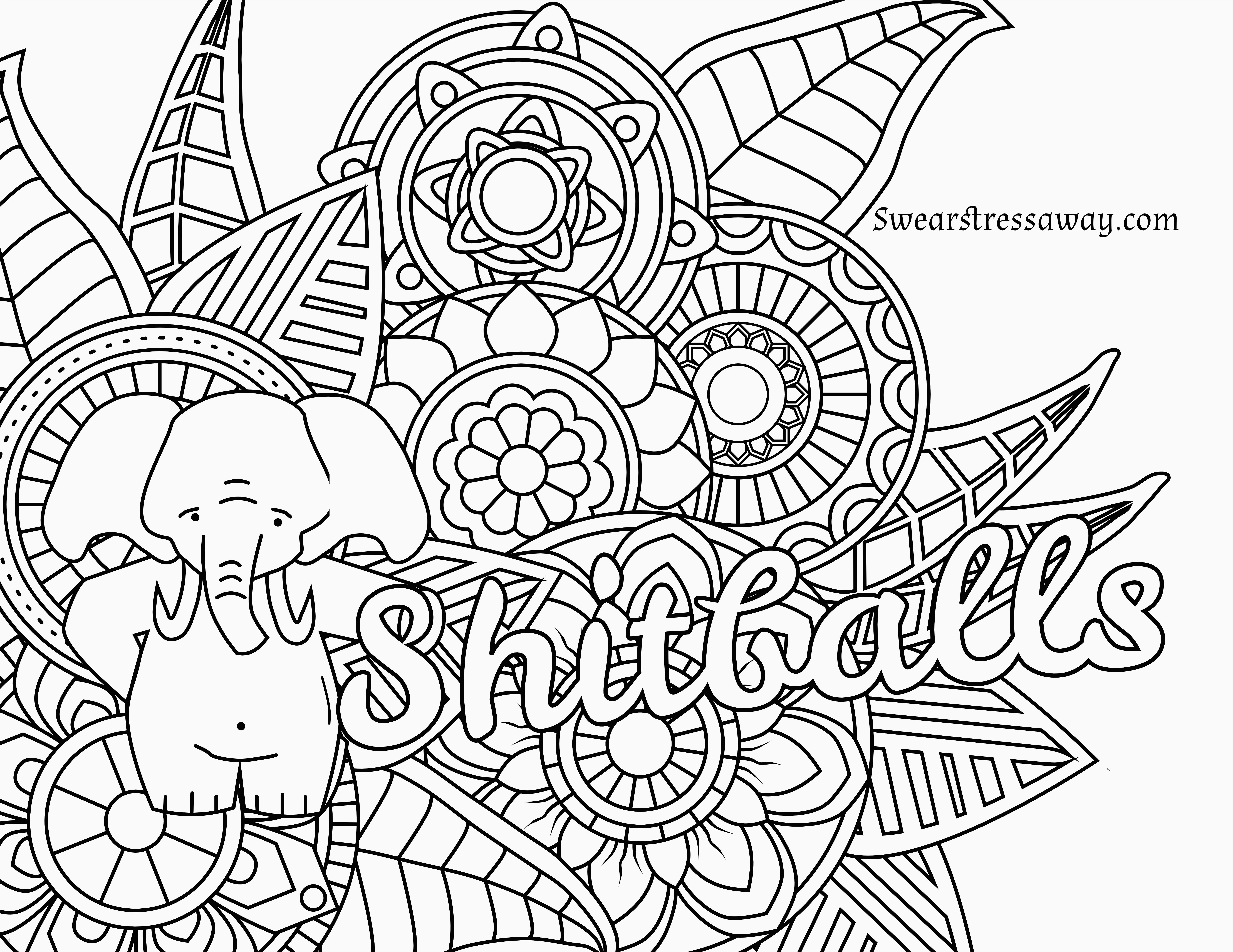 Word Coloring Pages Printable Free Swear Word Coloring Pages for Adults