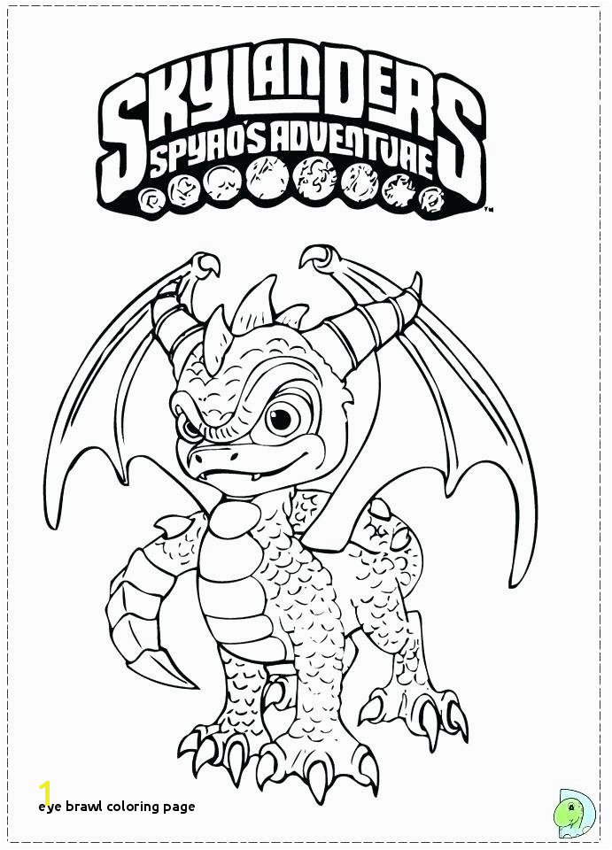 Eye Brawl Coloring Page Skylander Coloring Page with O D Colouring Pages Adventure Trap Team