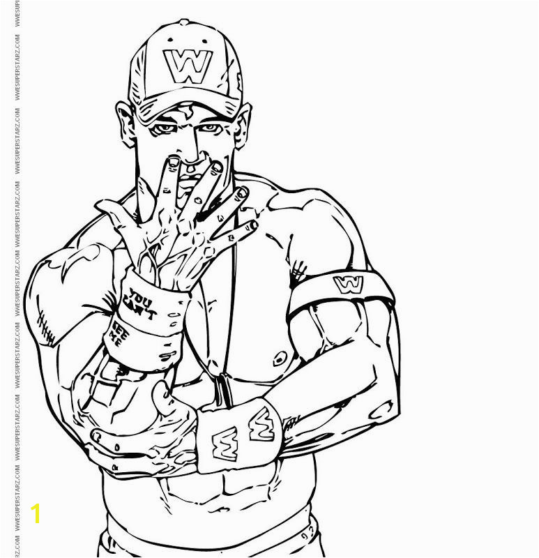 Unique John Cena Coloring Pages 95 About Remodel To Regarding Idea 2 Inside