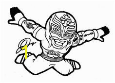 John Cena Coloring Pages Coloring For KidsColoring For Kids Rey Mysterio Costume Wwe Coloring