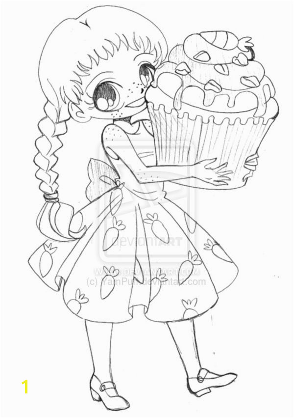 Carrot Cupcake Chibi mission Sketch by YamPuff on DeviantArt